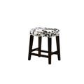 Linon Home Decor Products Walt Black Cow Print Counter Stool CS098COW01U